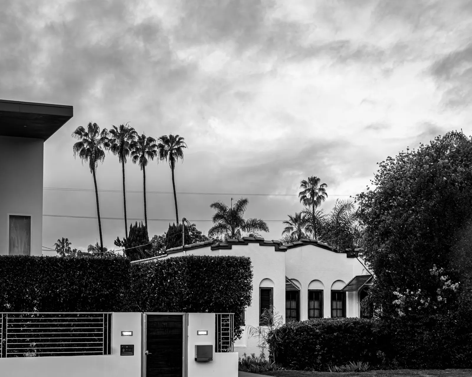 Residential street in Los Angeles, CA